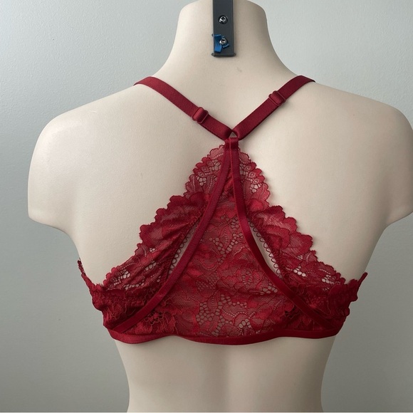 NWT La Senza So Free Full Coverage Floral Lace Strappy Push Up Bra Underwire 38B - Picture 2 of 7